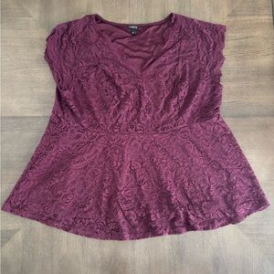 SALE 3X Torrid Lace Lined Blouce